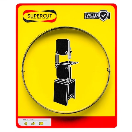 Supercut 71.75 L, 0.125 W, 0.025 Thick, Carbon Steel 390056
